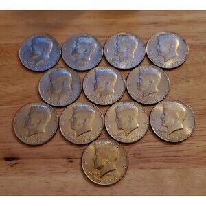12 PIECE LOT Bicentennial Kennedy Half Dollars NO MINT STAMPS (1776-1976) $.50